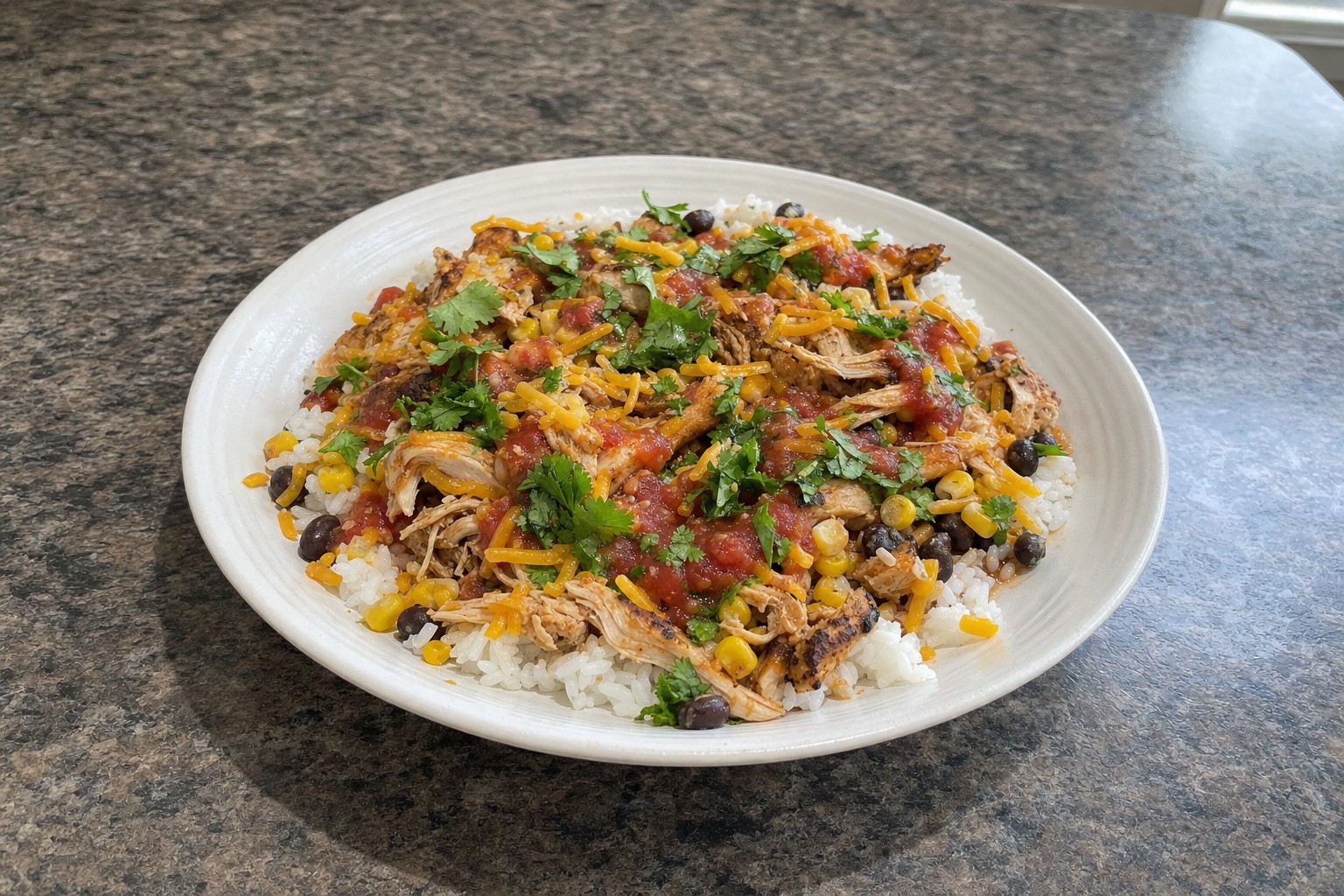 Bowl de Burrito Proteico com Frango