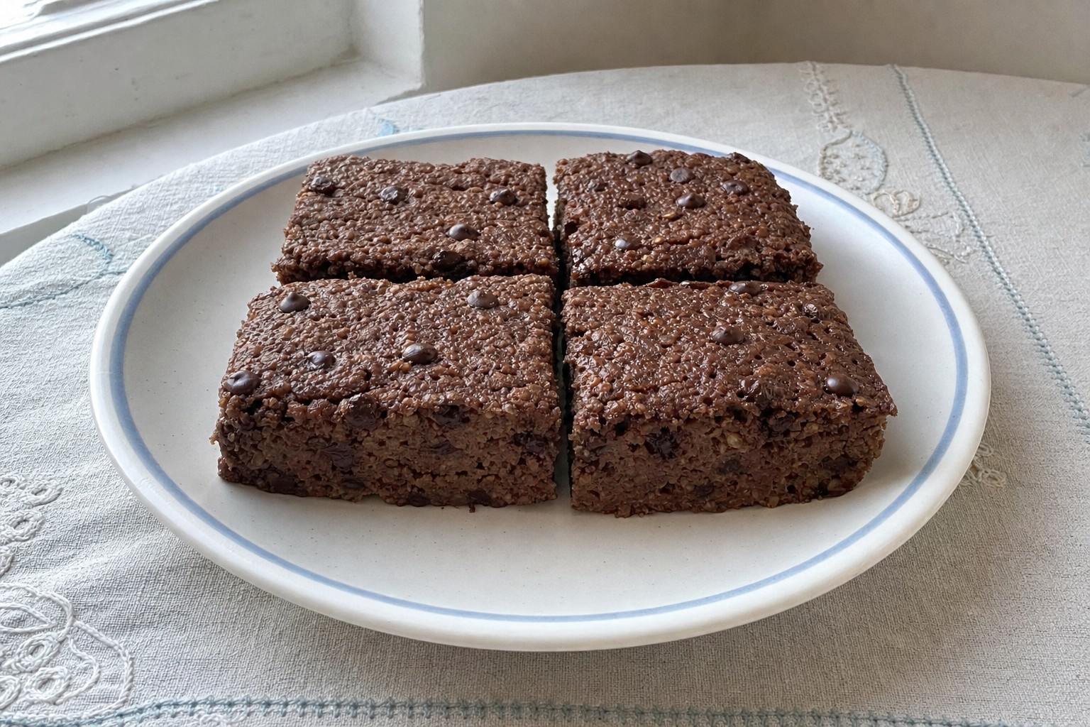 Aveia Assada de Chocolate