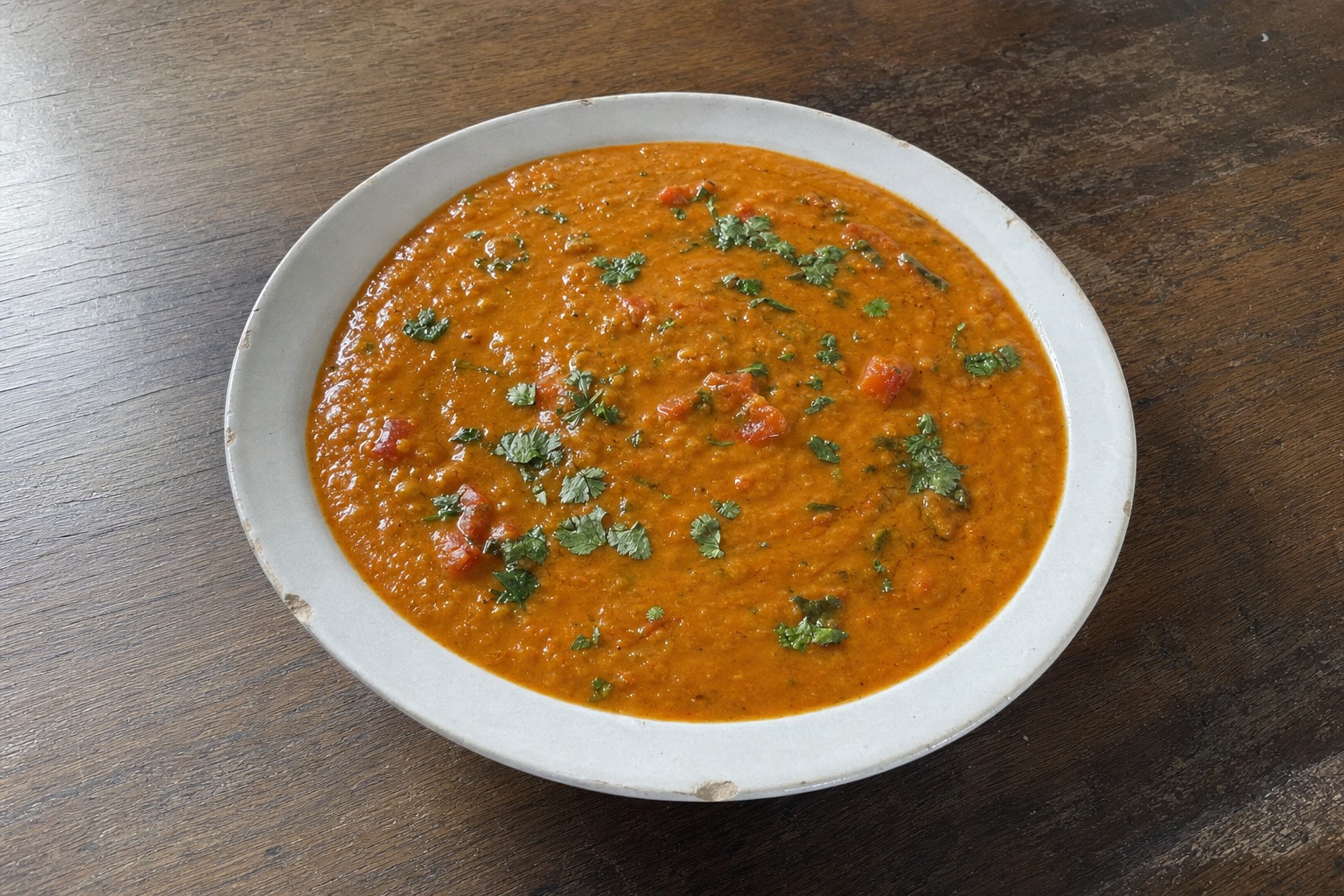 Dal Vegan de Lentilhas Vermelhas