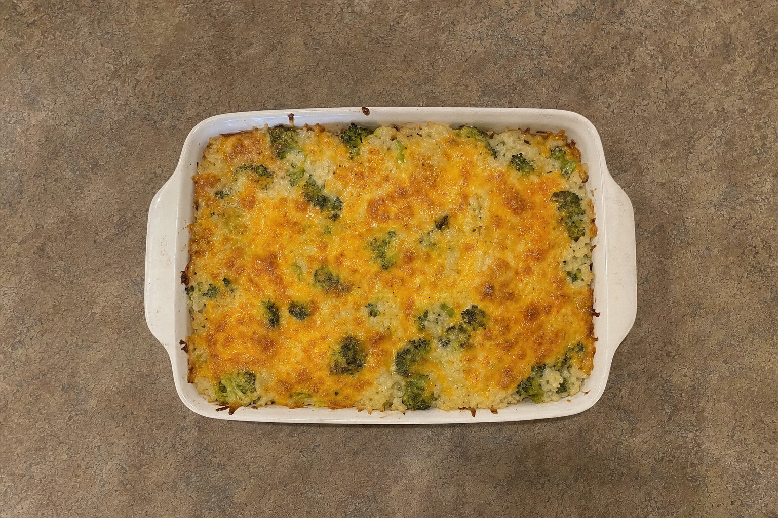 Gratinado de Brócolos com Cheddar